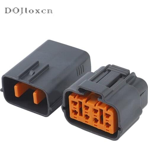1/5/10/20/Sets 8 Pin Sumitomo Auto Waterproof Black Plug Cable Harness Connector For Toyota RAV4 Headlight 6195-005 16195-0054