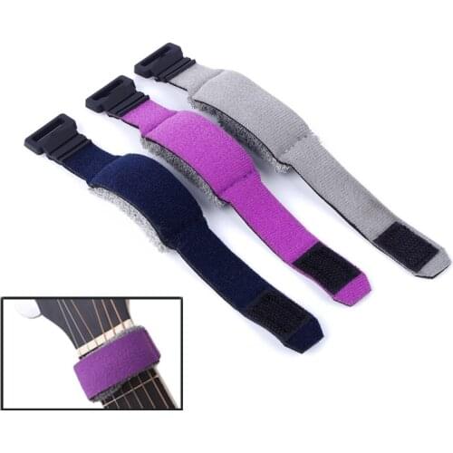 1PCs Guitar Fret Strings Mute Dampeners Strap Muter Wraps Acoustic Classic Guitars Bass Ukulele Instruments Guitar Accessories