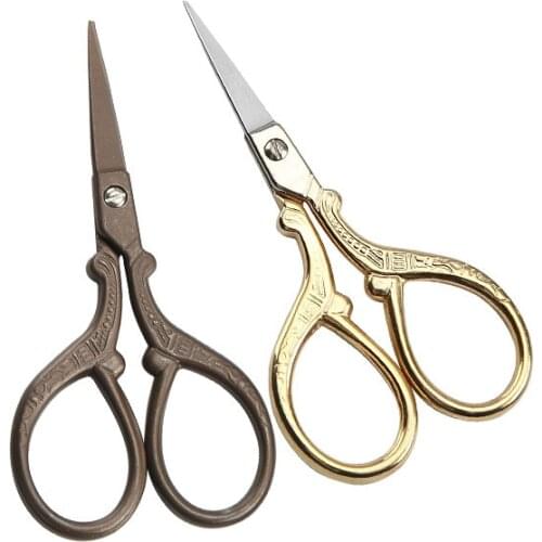 1pcs Retro Small Scissors Tailor Scissors Vintage Classical Scissors DIY Handmade Scissors Household Tools Cross Stitch Crafts