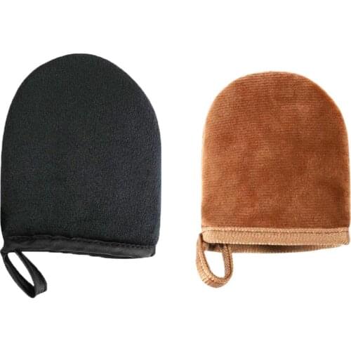 2 in 1 Self Tan Mitt Fake Self Tanner Tanning Tan Applicator Mitten Glove