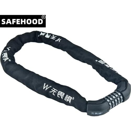 Free shipping Long Safty Chain Lock For Bike Anti-theft Steel Password Code Motorcycle Lock Cycling Electric Bicycle Accoessorie
