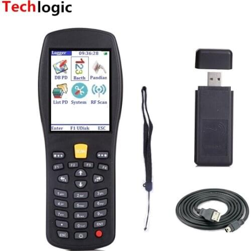 Techlogic X7 Wireless Laser Barcode Scanner Inventory PDA Bar Code Gun Display Merchandise information for Logistics Warehouse