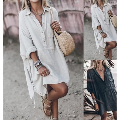 Bikoles Long Sleeve Summer Dresses