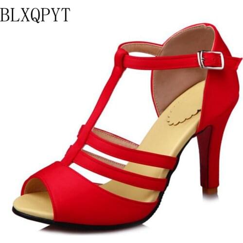 BLXQPYT 2017 Sale Big Size 34- 52 Direct Selling fashion Feminino Summer Sandals Ladies dance party Shoes High Heel 997