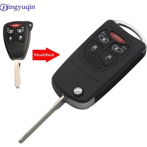 Jingyuqin Car Key Case For Old Toyota Camry Highlander Yaris Reiz Transponder Key Shell TOY48 Blade