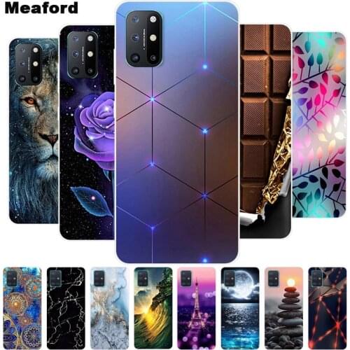 For OnePlus 8T Case Shockproof Soft silicone TPU Back Cover For One Plus 8T OnePlus8T Phone Cases for OnePlus 8 T Cute Cartoon