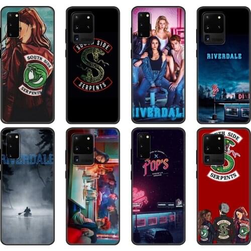 Black tpu Case For Samsung galaxy S20 /S20 PLUS/S20 ultra/S20+ /S20FE back cover TV Riverdale