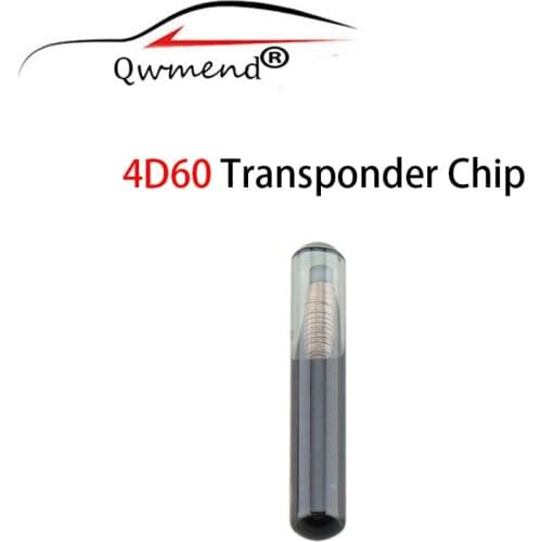 QWMEND 1PCS Transponder Chip 4D60 Glass ID60 Chip for Ford Connect Fiesta Ka Mondeo Car Key Blank Chip 4D 60 ID 60
