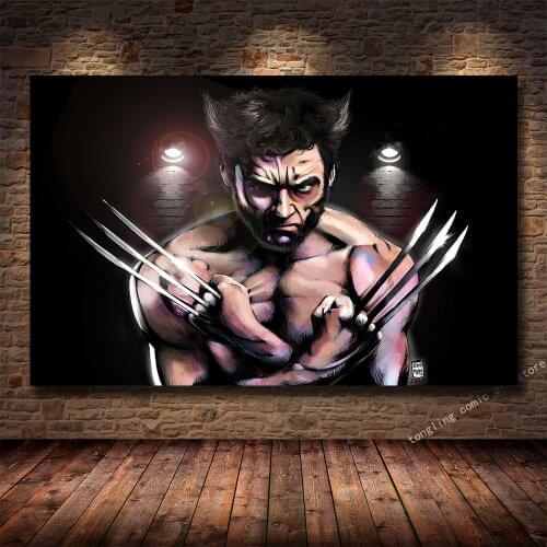 Artistic creativity Classic Sci-Fi Movie X-Men Wolverine HD Print Poster Canvas Painting Living Room Bedroom Decoration Painting