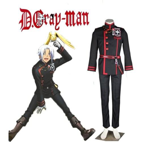 D.Gray-man Allen Walker Black Order New Exorcists Uniform Cosplay Costume