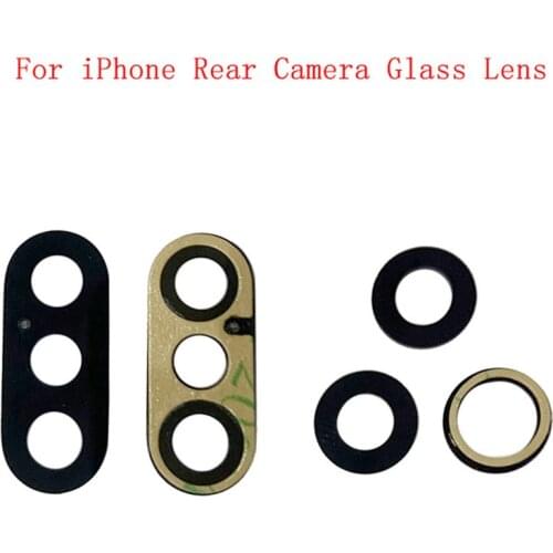Original Back Rear Camera Lens Glass For iPhone X XS XS Max XR 11 11Pro 11Pro Max 12 Camera Glass Lens Replacement Repair