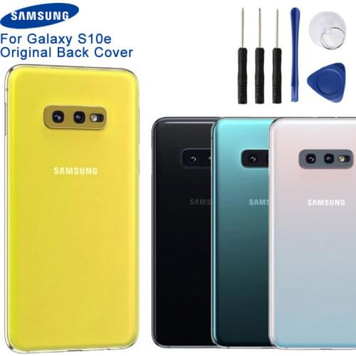 Original Samsung Battery Cover Housing for Samsung Galaxy S10e S10E SM-G9700 Battery Back Rear Case