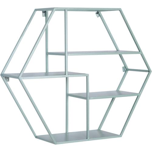 Chinafurniture living room wall hanging wrought iron racks retro creative bookshelf partition wall decoration display stand