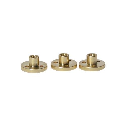 T4 nut trapezoidal screw brass copper lead 1mm 2mm