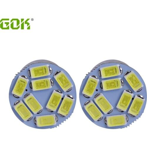 10PCS/Lot 2 x 1156 LED BA15S P21W S25 9 led 5730 5630 Chips 6000K White Brake Lights Reverse Lamp DRL Car Tail Bulb