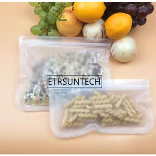 100pcs Resealable Bag Sandwich Bag For Lunch Food Snack Makeup Reusable Food Storage Bags Leakproof Bags