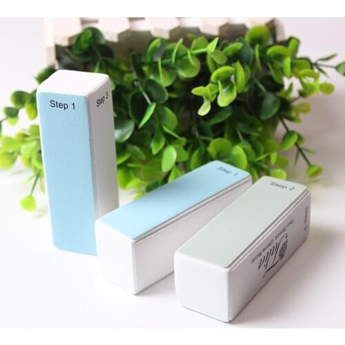 2Pcs/Lot 4 ways Sanding Shine Nail Buffer Blocks Pedicure Manicure Care Four sides Polishing Buffing Beauty Nail Files Art Tools