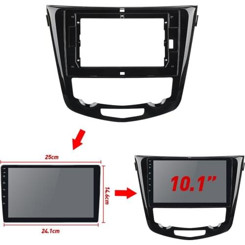 2Din Car Radio Fascia Frame Fit for X-Trail X Trail 3 T32 Qashqai 1 J10 2013-2017 Android GPS Panel Dash Frame Kit