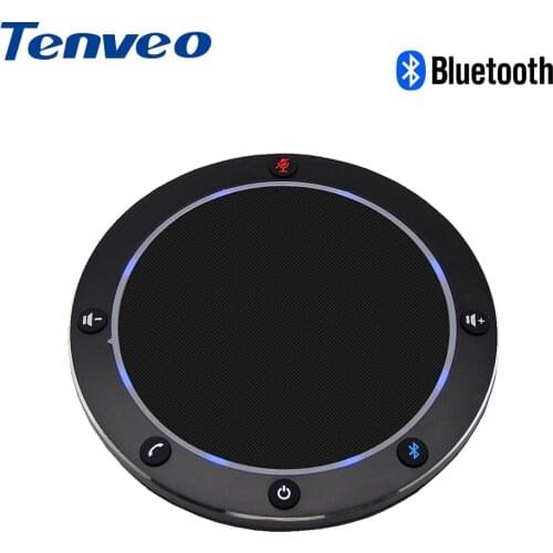 [Spain Stock] Tenveo NA100B Bluetooth USB Conference Speaker Speakerphone for VoIP Softphones via PC Mobile phone Music Speaker