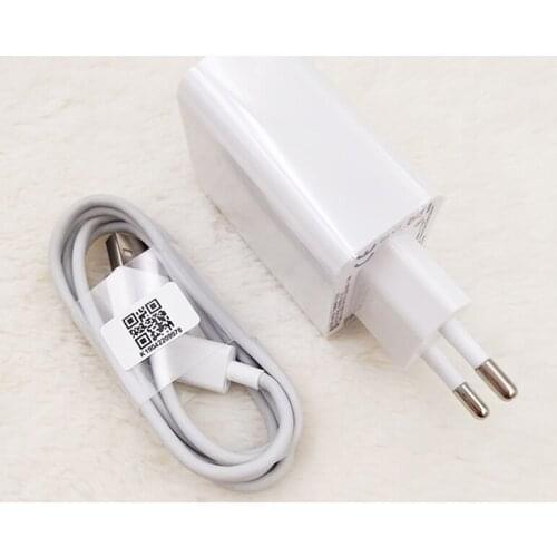 XIAOMI 27W Usb Fast Charger EU Turbo Charge Adapter Type C Cable For Mi 10 9 9se 9T Pro CC9 CC9e A3 Redmi Note 9 9S 9C 8 8T Pro