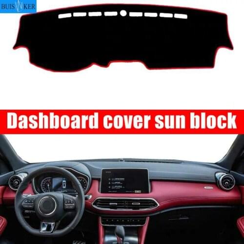 Car Dashboard Cover Sun Shade Non-slip Dash Mat Pad Carpet Car Stickers Interior Accessories For MG HS 2017 2018