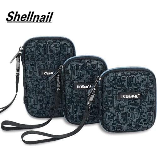Shellnail Unique Power Bank Case Hard Case Box For 2.5 Hard Drive Disk USB Cable External Storage Carrying SSD HDD Digital Bags