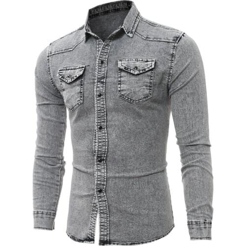 Eagle Crown Mens Denim Shirts