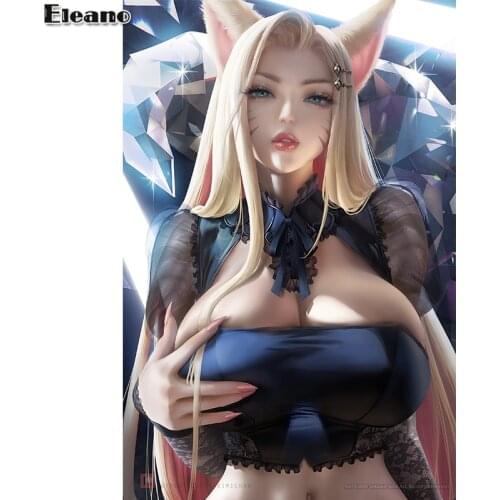 Canvas print anmie LOL KDA Ari sexy girl art posters 40x60 50x70 60x90 Modern wall art bedroom home decorative painting