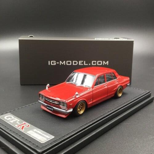 IG 1:43 JDM Nissan Skyline 2000 GT-R Fast and Furious Paul (PGC10) Red IG1597 Car Metal Diecast Model Race Car Kids Toys Gift