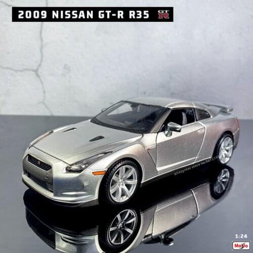 Maisto 1:24 2009 Nissan GTR R35 Car simulation alloy car model decoration Collect gifts toy Boy Toys