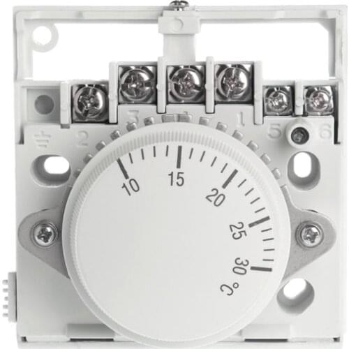 220V 6A Mechanical Room Thermostat Temperature Controller Air Condition and Floor Gas Boiler Heating Y5JA