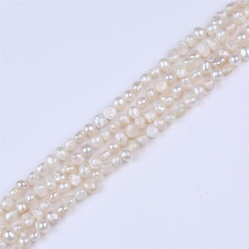 D Grade 5-6mm natural freshwater cultured baroque shape pearl