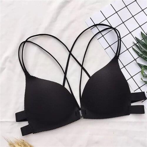 Nylon Solid Bra For Women Push Up Bra Everyday Sport Top Womens Lingerie Underwear Comfortable Sleep Tops Sexy Elegant Bralette