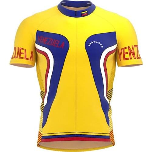 New 2021 Venezuela More Style Summer Cycling Jersey Team Men Bike Road Race Tops Riding Bicycle Wear Bike clothing Quick Dry