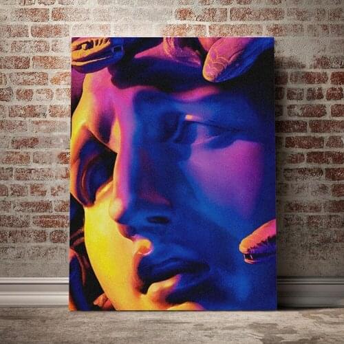 David Statue Posters and Prints for Living Room Graffiti Wall Art Paintings for Interior Frameless Wall Art Picture