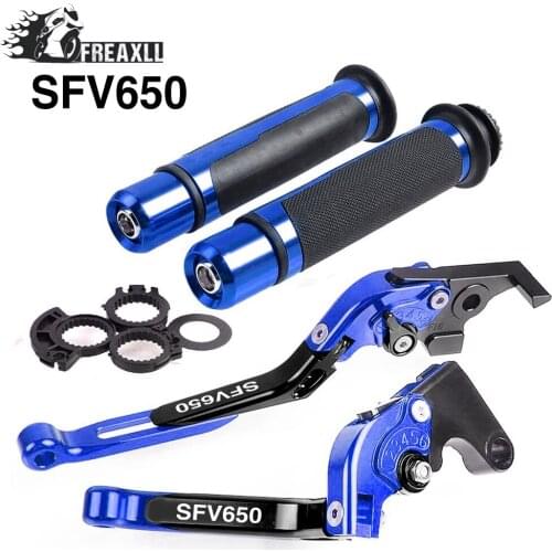 SFV650 2009-2016 For Suzuki SFV 650 GLADIUS 2009 2010 2011 2012 2013 2014 2015 Motorcycle HandBar Grips End Brake Clutch Lever