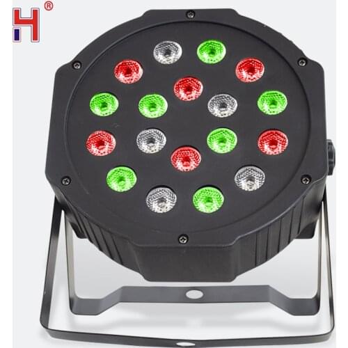 LED Par 18x3W RGB Light With DMX512 For Disco DJ Projector Stage Lighting