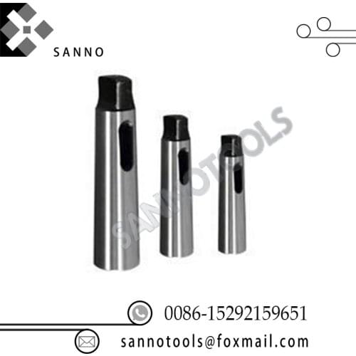 High precision morse taper MT drilling sleeves MT1 to MT2, MT3 to MT4, MT5 to MT6 etc for CNC lathe machine