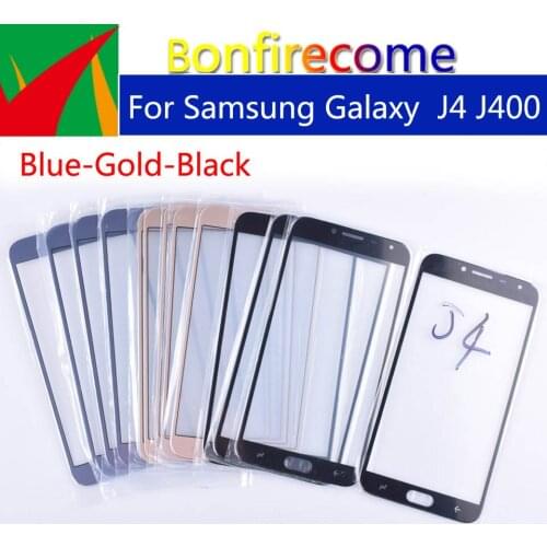10pcs\lot For Samsung Galaxy J4 J400 J400F J400F/DS J400G/DS J400G SM-J400F Front Outer Glass Touch Screen Lens Replacement 5.5"