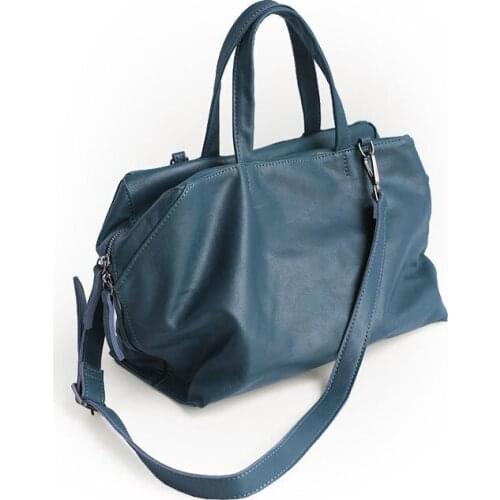 Genuine Leather Women Large Casual Handbag Cow Skin Totes Bags