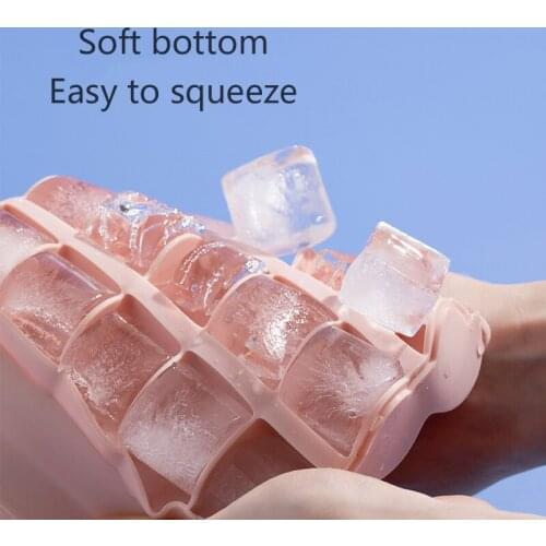 1 PC Silicone Ice Tray Ice Box Homemade Food Supplement To Make Ice Hockey Artifact Household Small Freezer Refrigerator DIY