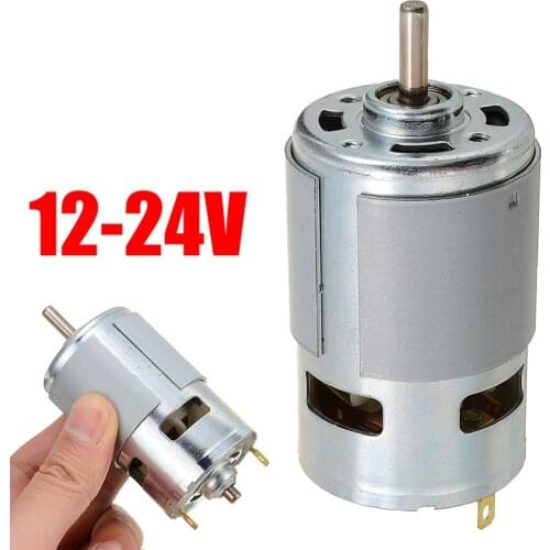 1pc DC12V-24V 10000RPM 775 Motor High Speed Large Torque DC Motor Electric Tool Electric Machinery