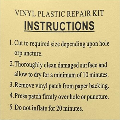 10Pcs/Set Swimming pool Float Inflatable Toys Pneumatic Boat Repair Adhesive Kit Swimming circle patch