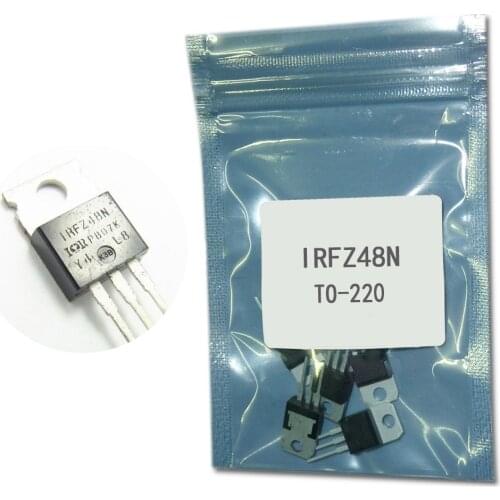 10pcs/lot IRFZ48N to220 power transistor field effect transistor irfz48 TO-220 original transistor mosfet darlington transistors