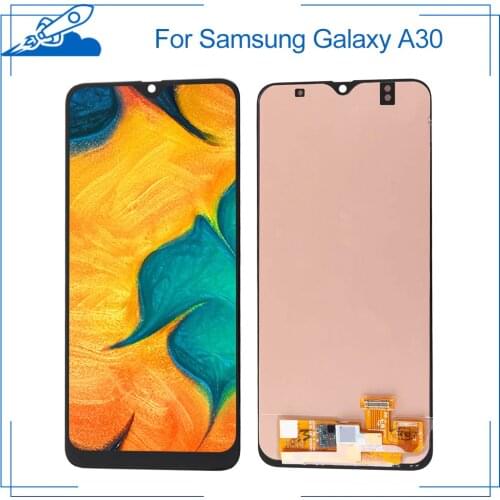 100% OEM AMOLED For Samsung Galaxy A30 A30s LCD Touch Screen amoled Display Digitize Assembly Replacement Frame NO Dead Pixel