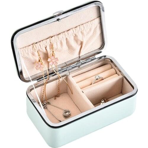 2020 Jewelry PU Storage Box Storage Box Can Put Ring Necklace Earrings Glasses Watch Display Box