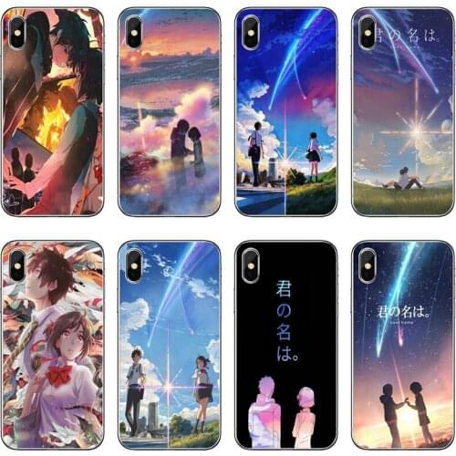 Accessories Phone Case For Xiaomi Mi 11 Note 10 10T 9 9T 8 Pro A2 Lite A3 A1 Poco F1 F2 M3 X3 NFC Your Name Anime