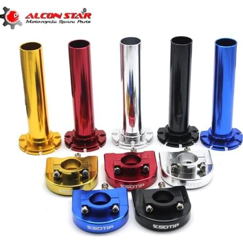 Alconstar- 5 Color 22mm 7/8'' Aluminum Motorcycle Handlebar Handle Grip Twist Quick Throttle Settle Motocross Pitbike Cafe Racer