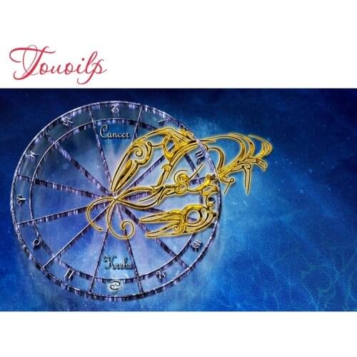 Diy 5d full spuare&round diamond painting mosaic "Cancer" Cross Stitch Kits diamonds embroidery Home decoration Halloween