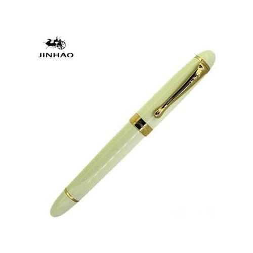 White JINHAO X450 rollerball pen with golden clip luxury branded pens for school business 0.7mm